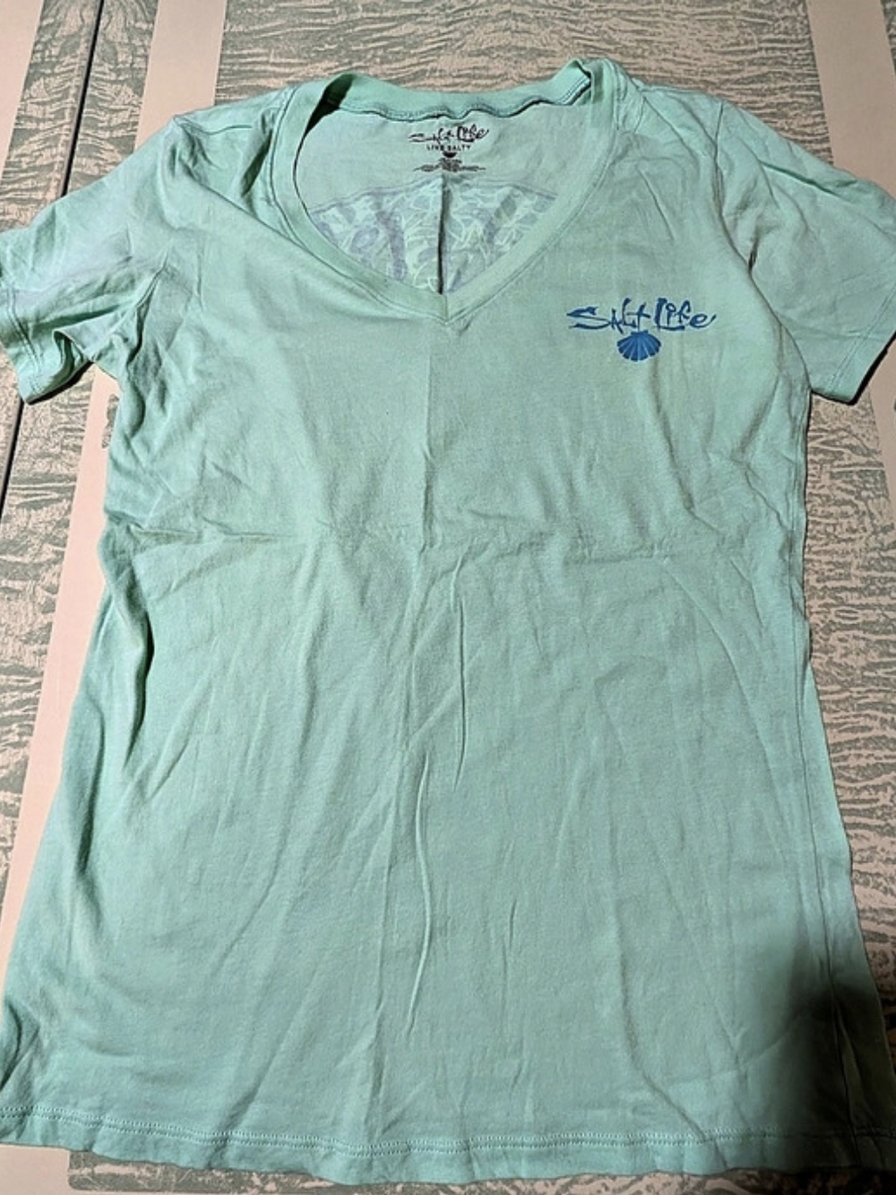 Salt Life Graphic Short Sleeve Tee Green Large 0105